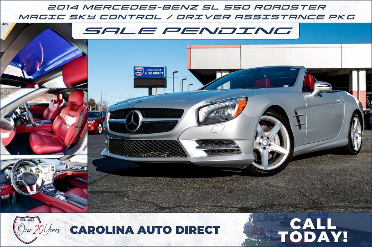2014 Mercedes-Benz SL 550 Roadster / Magic SKY Control / Driver Assistance PKG!