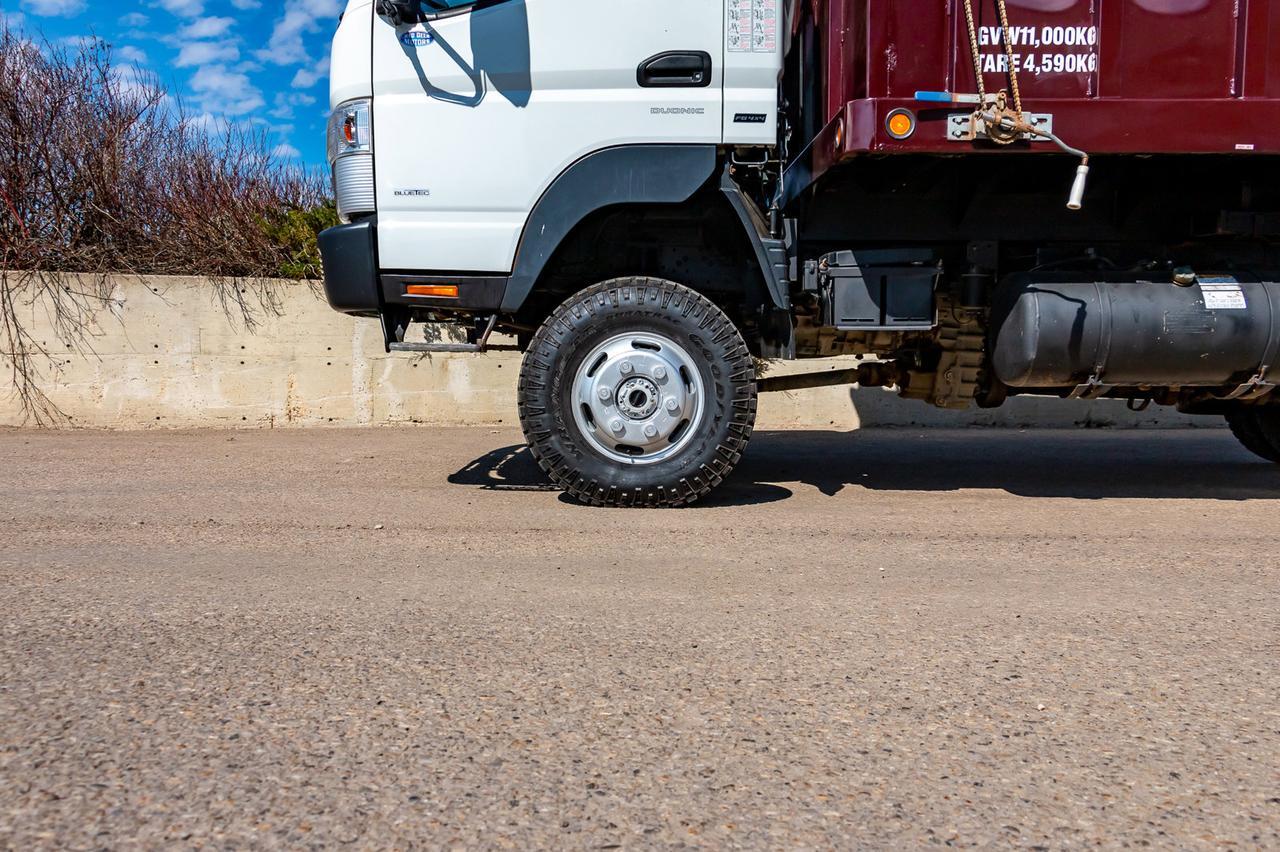 2014 Mitsubishi Fuso 4x4 FG Canter Box & Hoist Diesel Red Deer AB