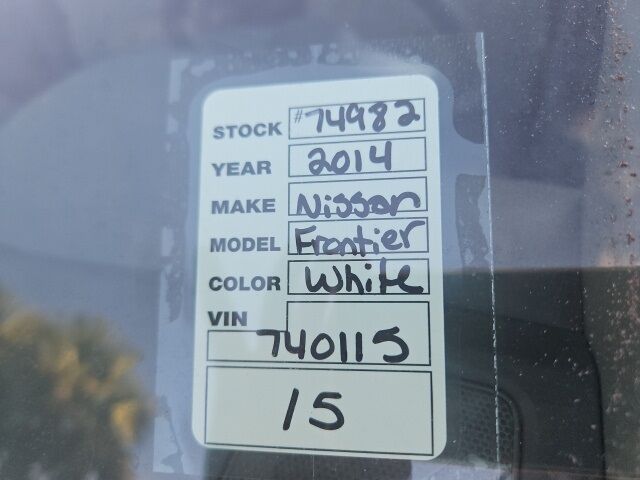 2014 Nissan Frontier S Jacksonville FL