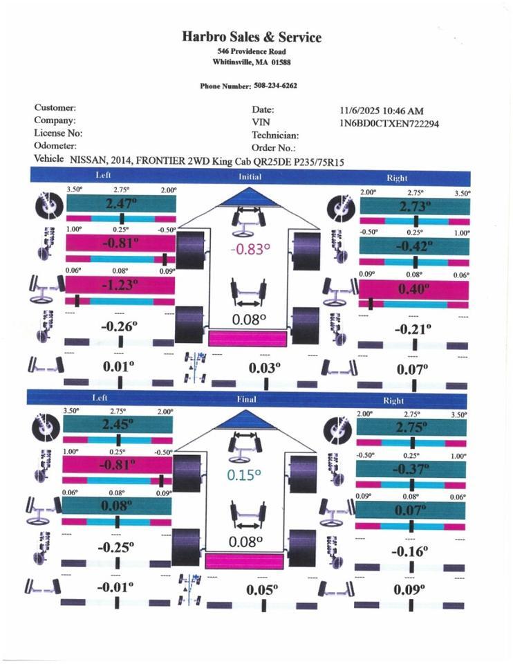 2014 Nissan Frontier S Webster MA