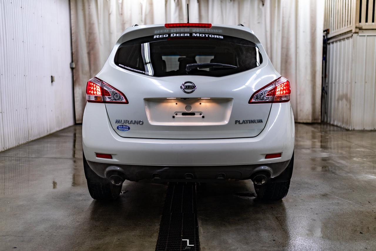 2014 Nissan Murano AWD Platinum Leather Roof Nav BCam Red Deer AB