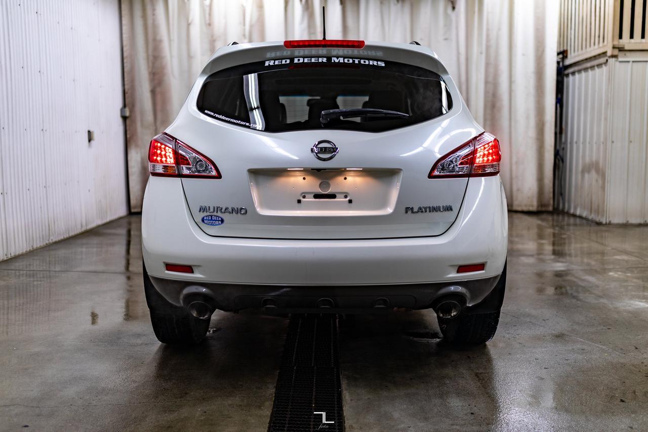 2014 Nissan Murano AWD Platinum Leather Roof Nav BCam Red Deer AB