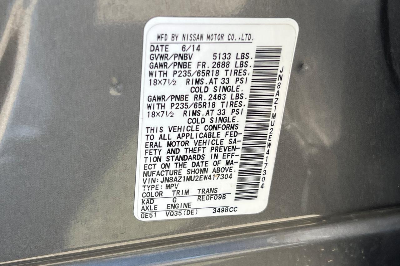 2014 Nissan Murano S Roseville CA