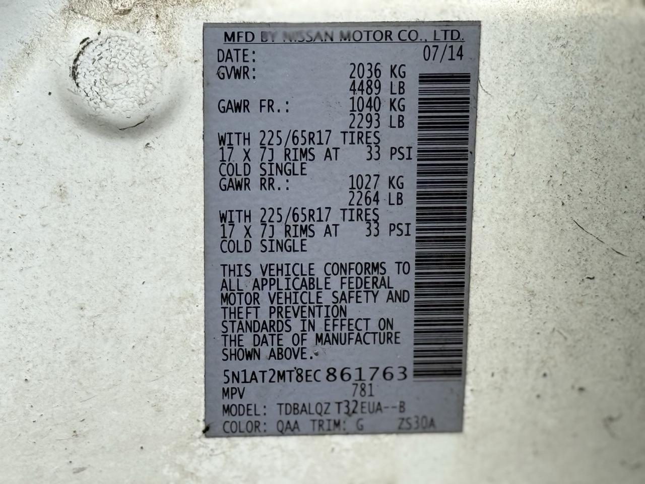 2014 Nissan Rogue SV Crestwood KY