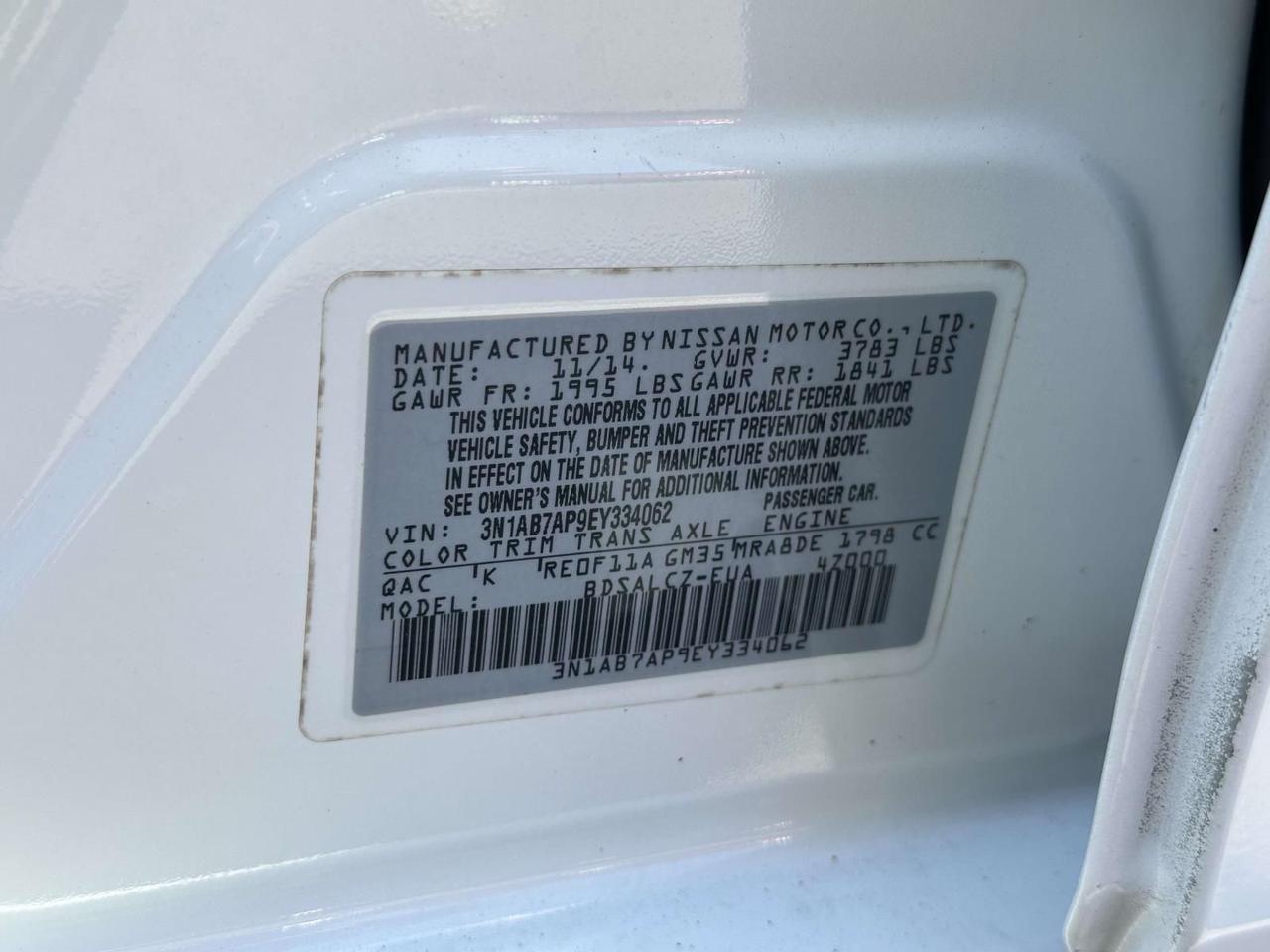 2014 Nissan Sentra S Alexandria VA