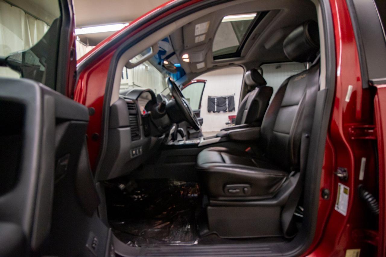 2014 Nissan Titan 4x4 Crew Cab Pro 4X Leather Roof Nav Red Deer AB