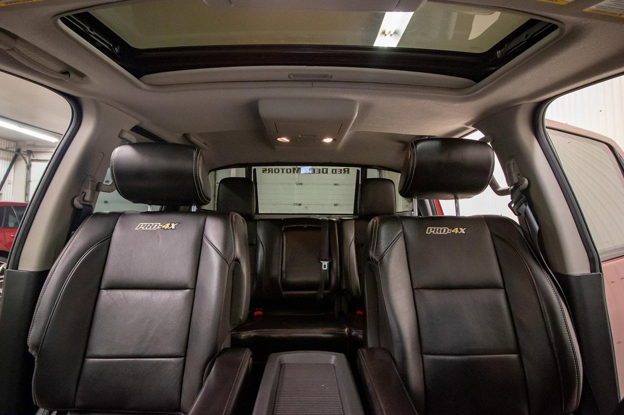 2014 Nissan Titan 4x4 Crew Cab Pro 4X Leather Roof Nav Red Deer AB