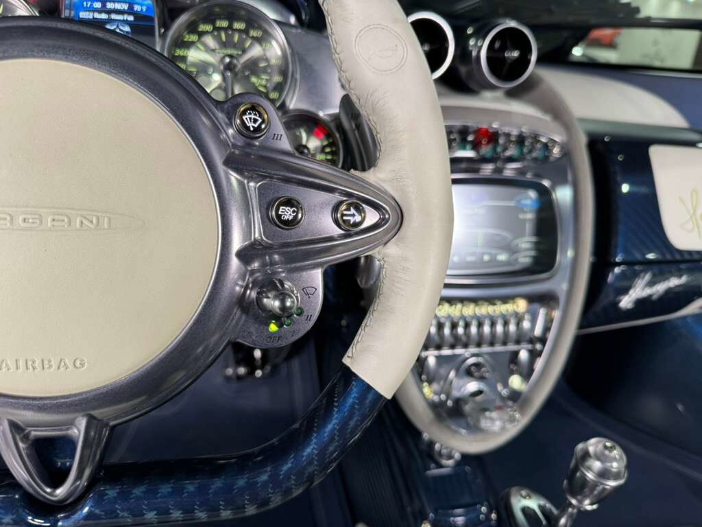 2014 Pagani Huayra chassis #62/100, Tempesta Package, Blu Argentina paint, signed by Horacio Pagani!! Fort Lauderdale FL