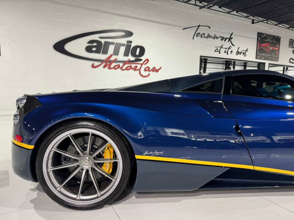 2014 Pagani Huayra chassis #62/100, Tempesta Package, Blu Argentina paint, signed by Horacio Pagani!! Fort Lauderdale FL