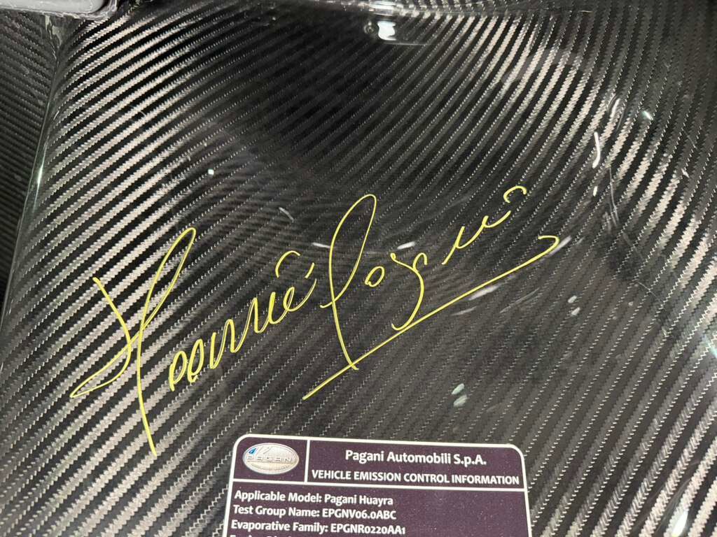 2014 Pagani Huayra chassis #62/100, Tempesta Package, Blu Argentina paint, signed by Horacio Pagani!! Fort Lauderdale FL