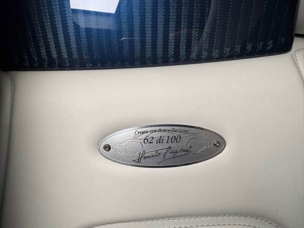 2014 Pagani Huayra chassis #62/100, Tempesta Package, Blu Argentina paint, signed by Horacio Pagani!! Fort Lauderdale FL