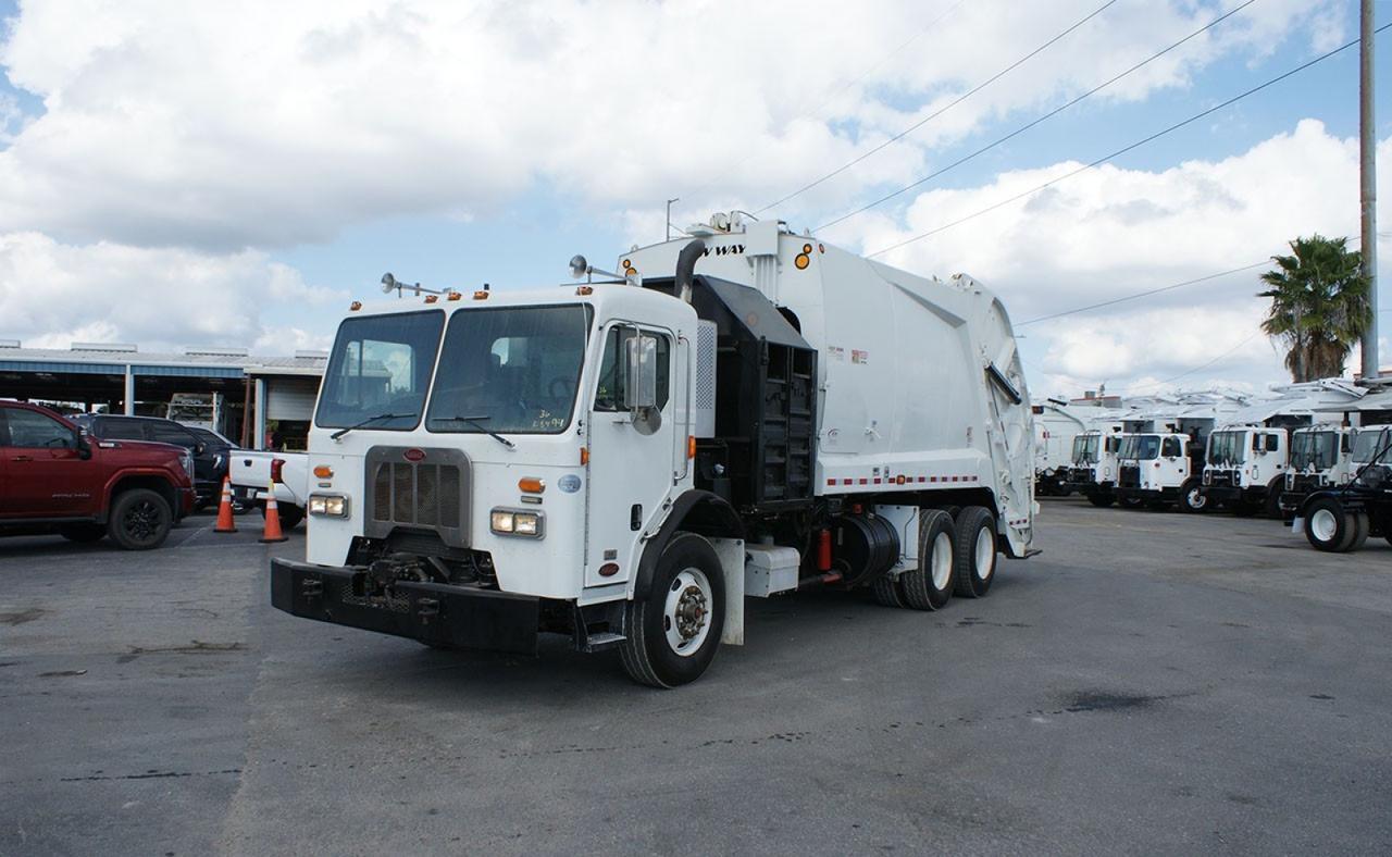 2014 Peterbilt 320 20 Yard New Way 20KC Rear Loader Garbage Truck