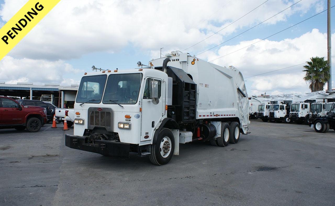 2014 Peterbilt 320 20 Yard New Way 20KC Rear Loader Garbage Truck