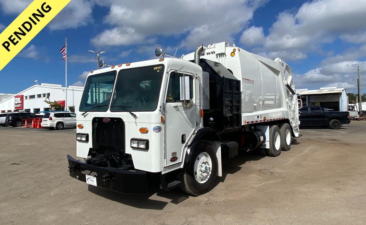2014 Peterbilt 320 20 yd New Way 20KC Rear Loader Garbage Truck