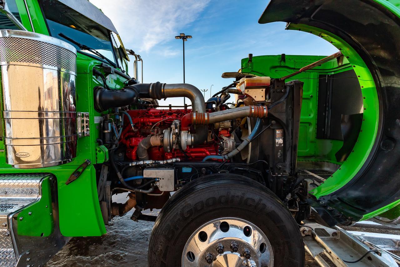 2014 Peterbilt 389 Longnose Highway Tractor Red Deer AB