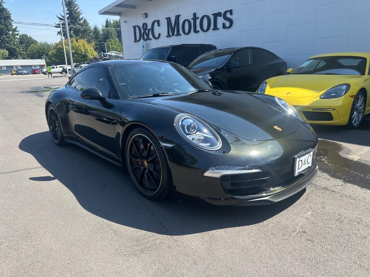 2014 Porsche 911 Carrera 4S 7-Speed Manual PTS Dark Olive Metallic Portland OR