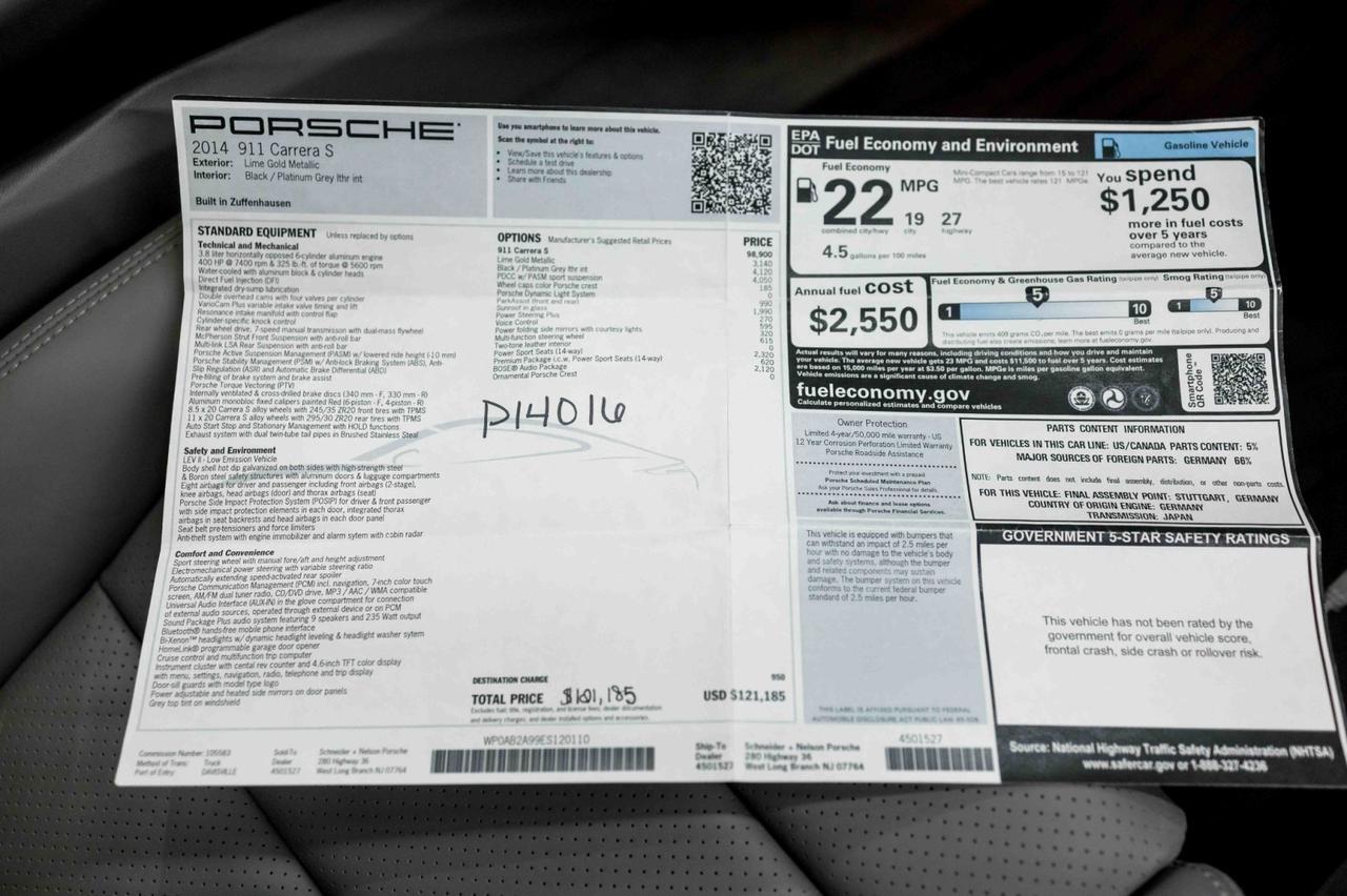 2014 Porsche 911 Carrera S