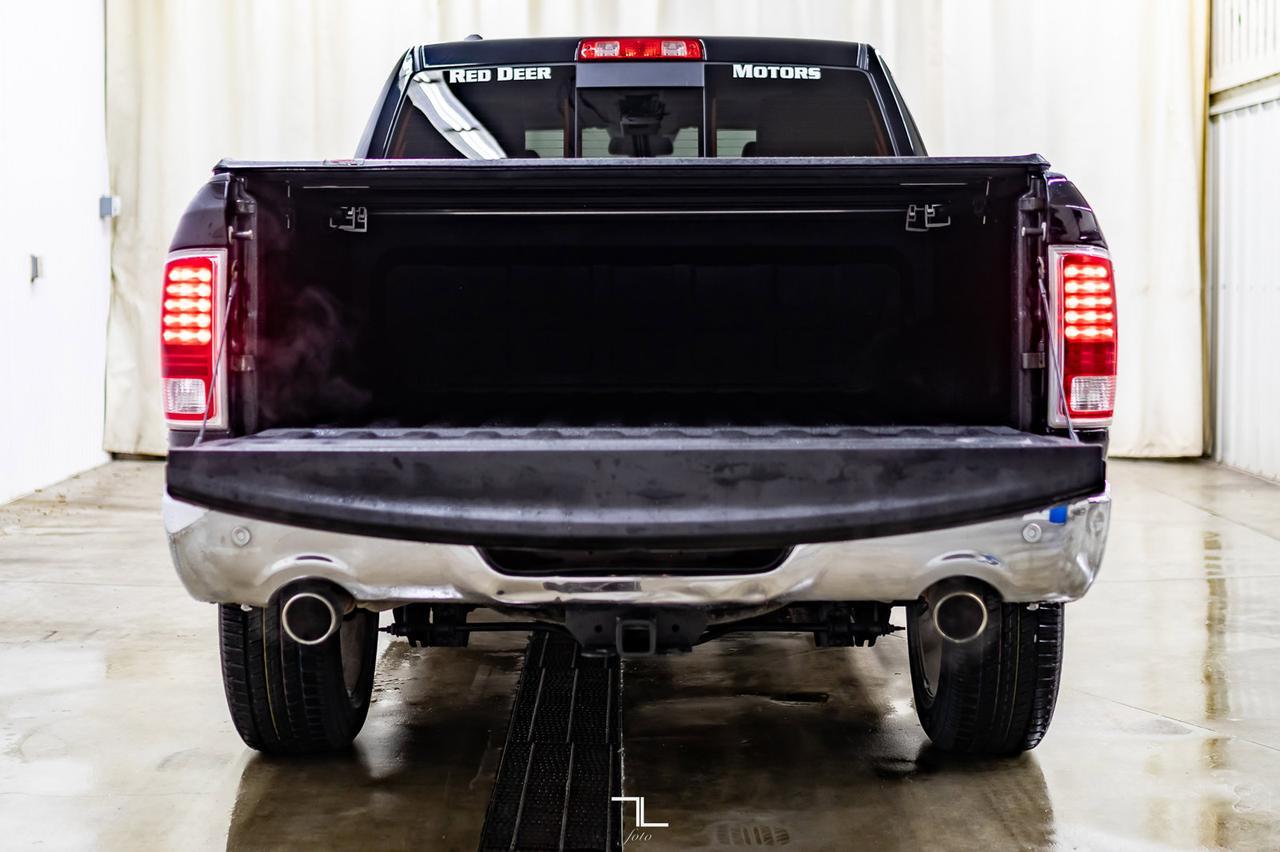 2014 Ram 1500 4x4 Crew Cab Laramie Leather Roof Nav BCam Red Deer AB