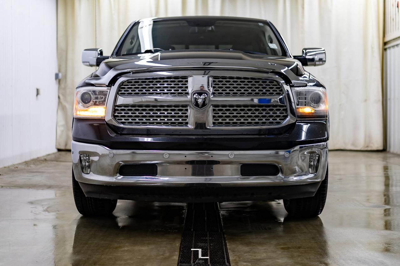 2014 Ram 1500 4x4 Crew Cab Laramie Leather Roof Nav BCam Red Deer AB