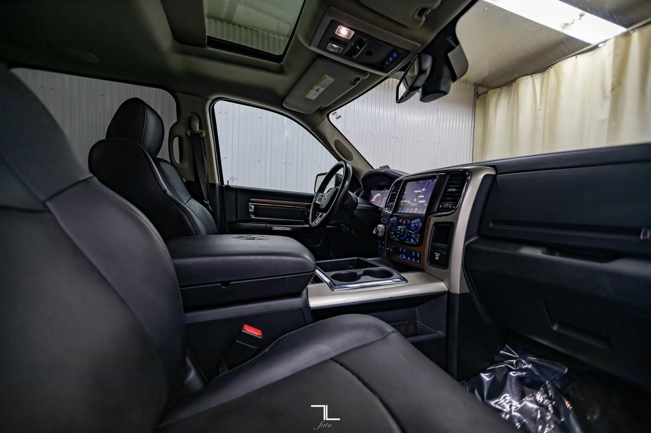 2014 Ram 1500 4x4 Crew Cab Laramie Leather Roof Nav BCam Red Deer AB