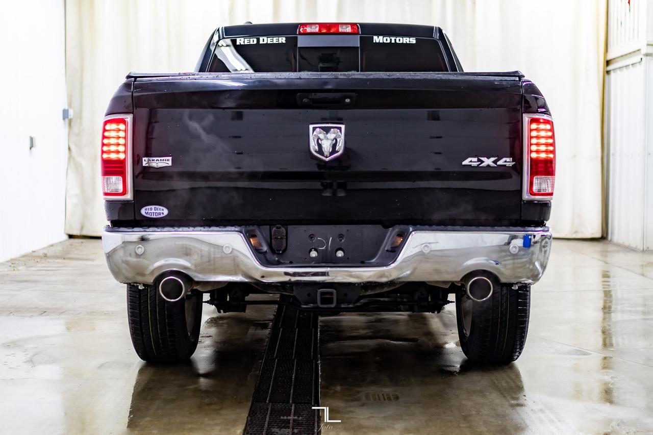 2014 Ram 1500 4x4 Crew Cab Laramie Leather Roof Nav BCam Red Deer AB