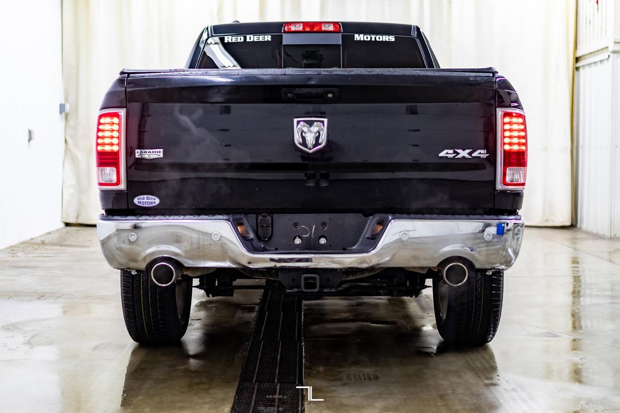 2014 Ram 1500 4x4 Crew Cab Laramie Leather Roof Nav BCam Red Deer AB