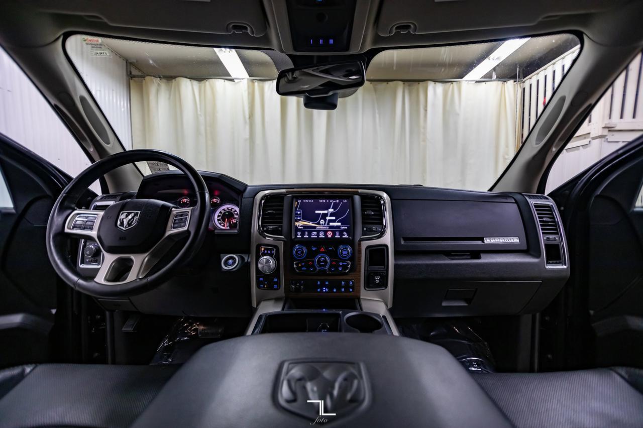 2014 Ram 1500 4x4 Crew Cab Laramie Leather Roof Nav BCam Red Deer AB