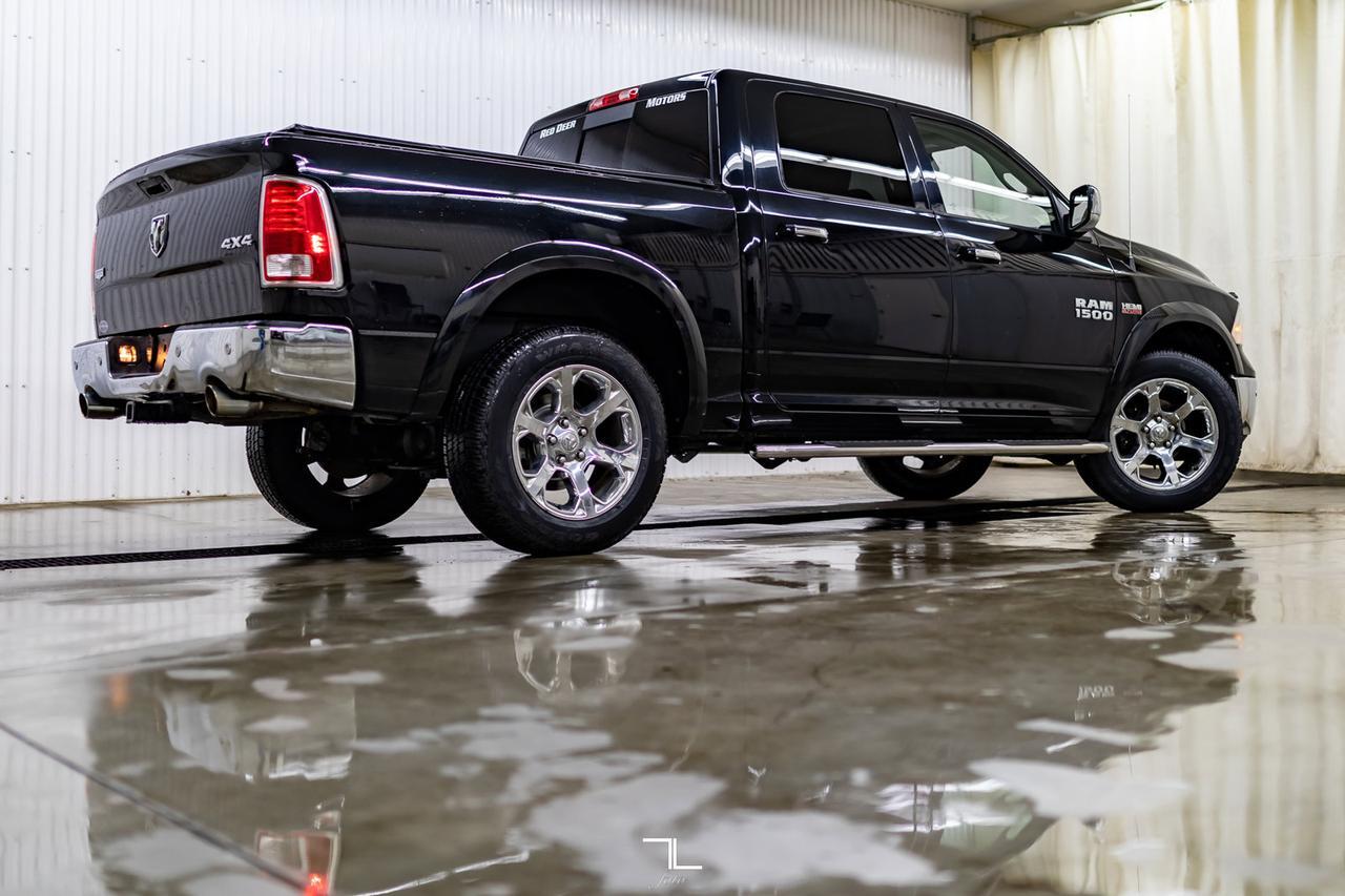 2014 Ram 1500 4x4 Crew Cab Laramie Leather Roof Nav BCam Red Deer AB