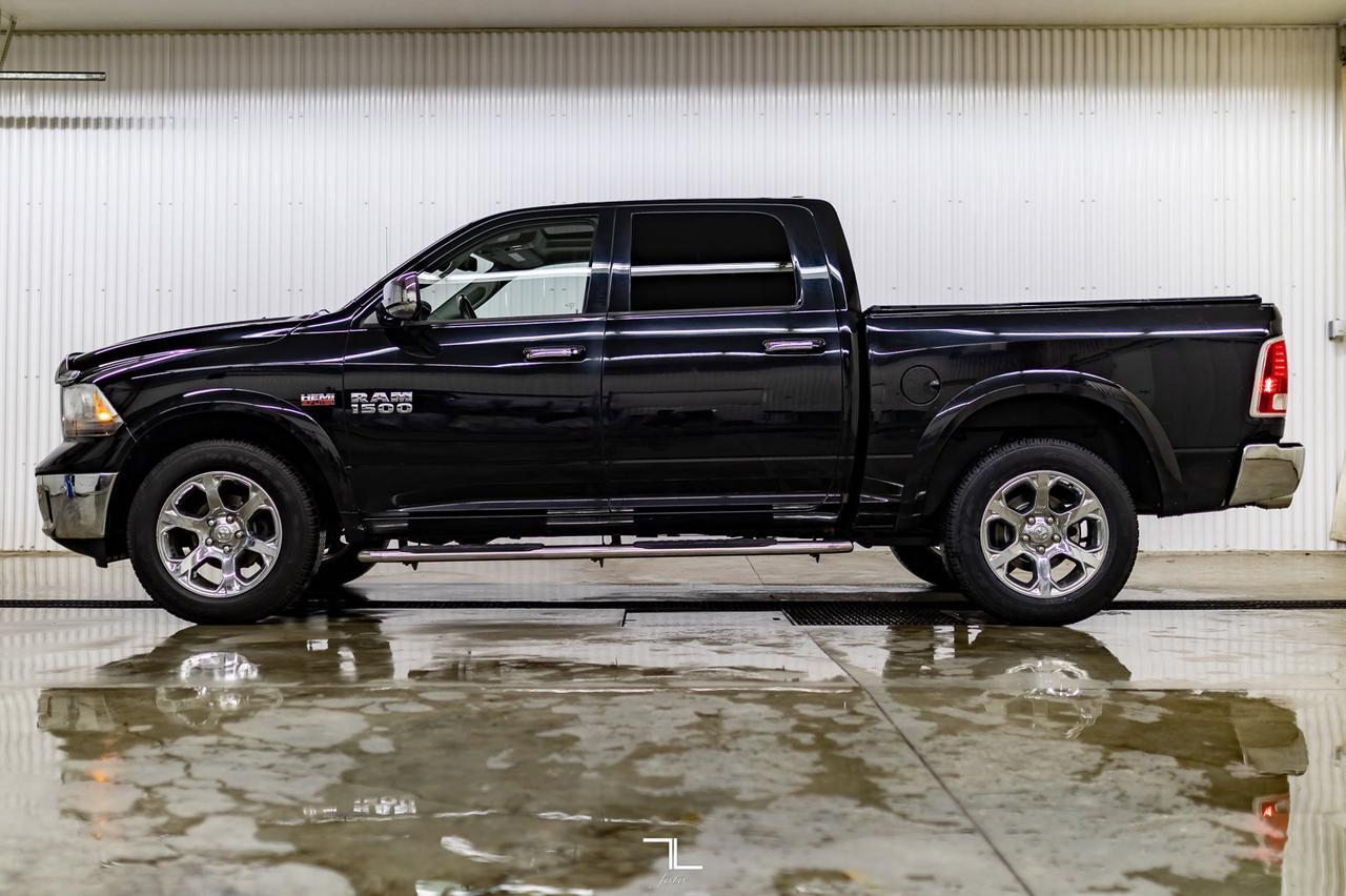 2014 Ram 1500 4x4 Crew Cab Laramie Leather Roof Nav BCam Red Deer AB