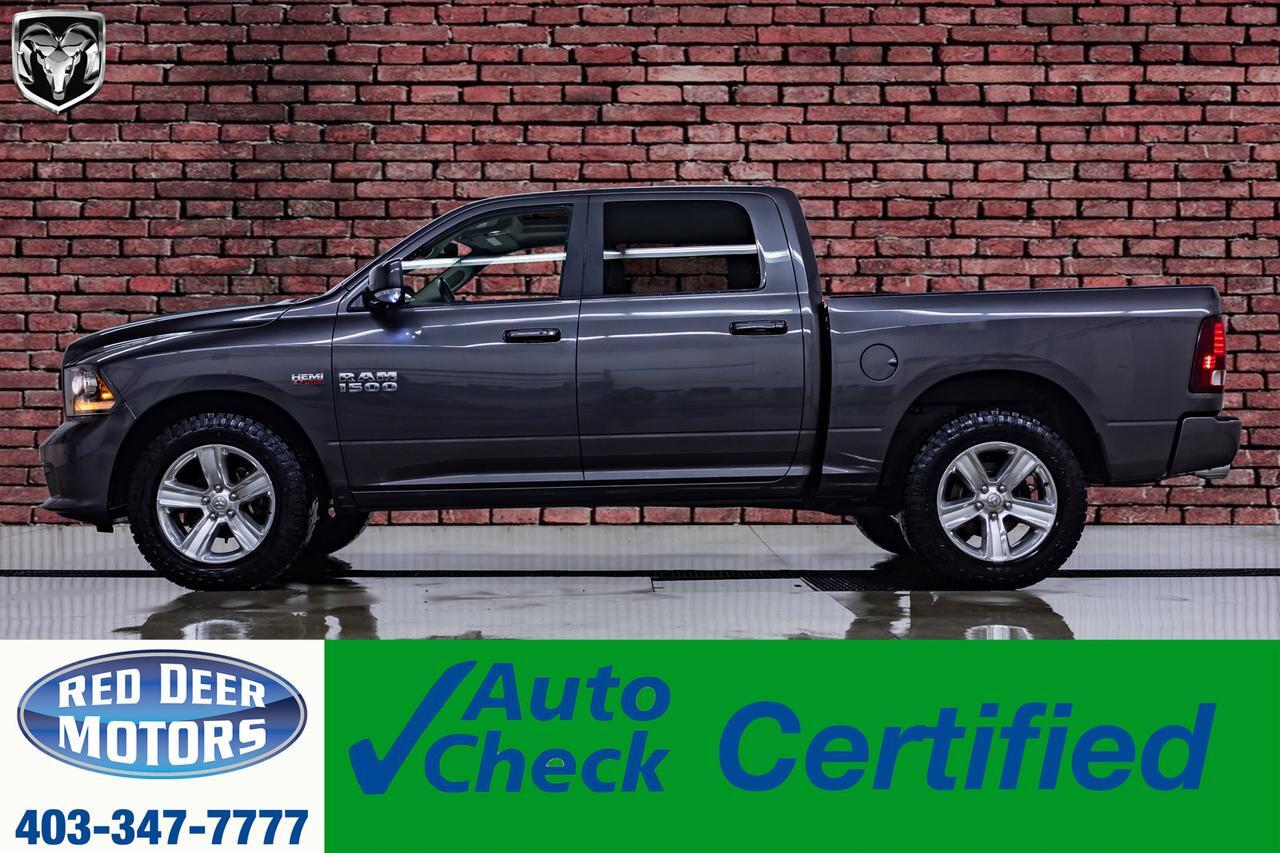 2014 Ram 1500 4x4 Crew Cab Sport Leather Roof Nav Red Deer AB