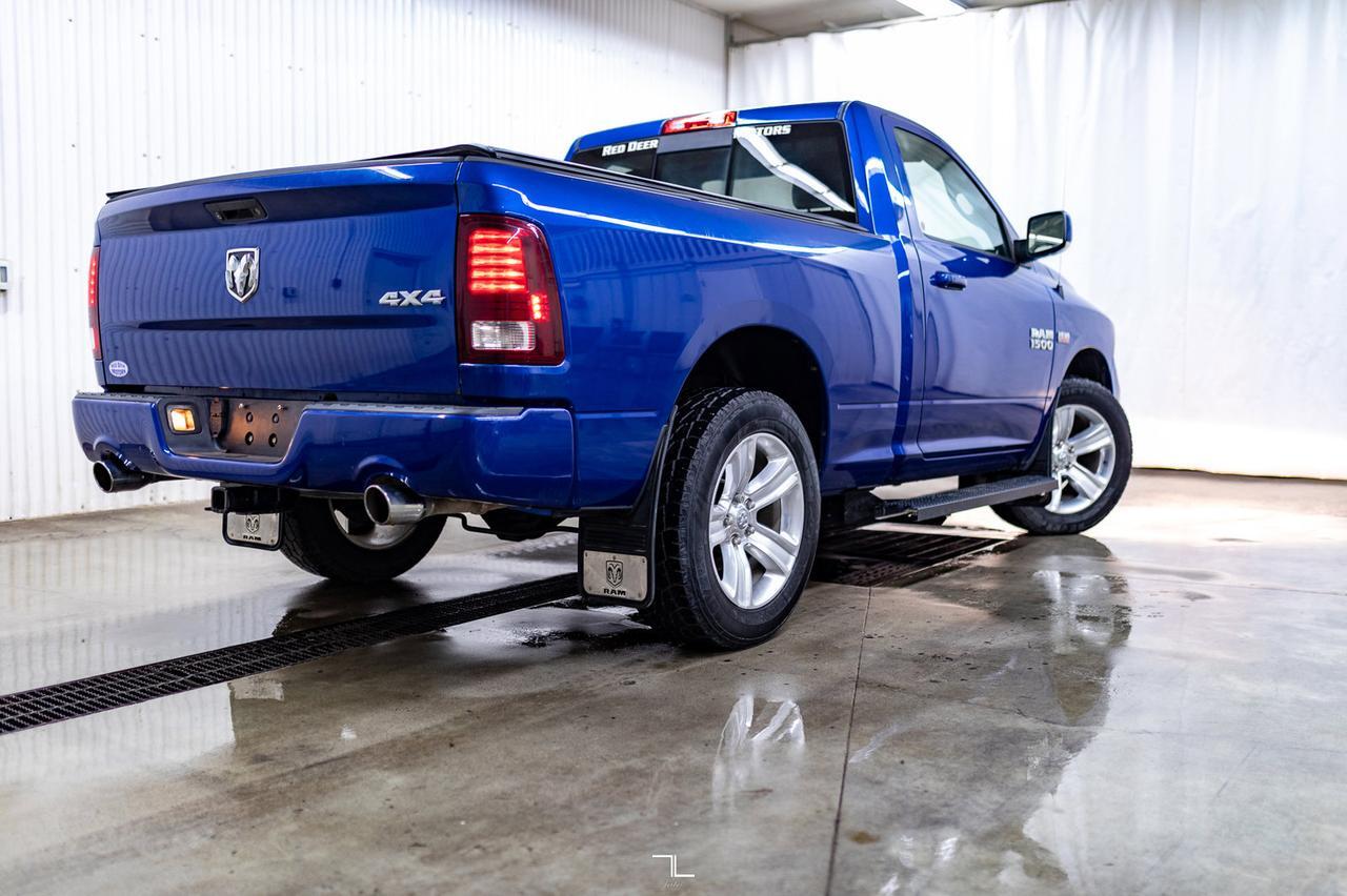 2014 Ram 1500 4x4 Reg Cab Sport Short Box Leather Nav Red Deer AB