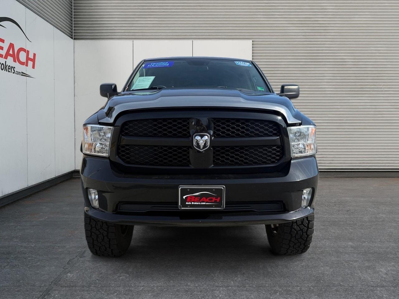 2014 Ram 1500 Express, BLUETOOTH, POWER AND HEATED MIRRORS W/ MANUAL FOLD, TOW PACKAGE, RUNNING BOARDS, CAMPER SHELL, BLACK WHEELS, CRUISE CONTROL, STEERING WHEEL CONTROLS, CD PLAYER, LOW MILES! Norfolk VA