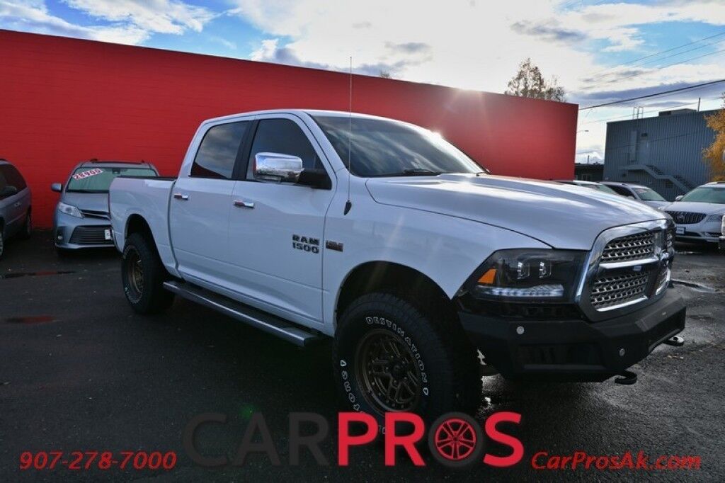 2014 Ram 1500 Laramie - 4X4 - Crew Cab - 5.7 V8 HEMI - Heated/Cooled Leather Seats - Heated Steering Wheel - Auto Start - 2nd Row Heated Seats - Sunroof - Navigation - Backup Camera - Fuel Wheels - Tow Package Anchorage AK