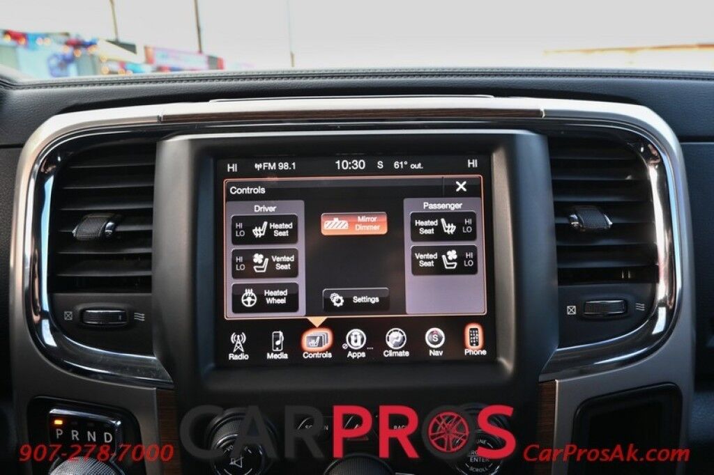 2014 Ram 1500 Laramie - 4X4 - Crew Cab - 5.7 V8 HEMI - Heated/Cooled Leather Seats - Heated Steering Wheel - Auto Start - 2nd Row Heated Seats - Sunroof - Navigation - Backup Camera - Fuel Wheels - Tow Package Anchorage AK