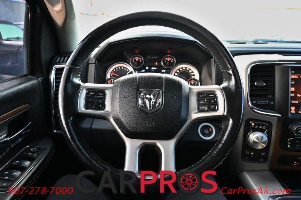 2014 Ram 1500 Laramie - 4X4 - Crew Cab - 5.7 V8 HEMI - Heated/Cooled Leather Seats - Heated Steering Wheel - Auto Start - 2nd Row Heated Seats - Sunroof - Navigation - Backup Camera - Fuel Wheels - Tow Package Anchorage AK