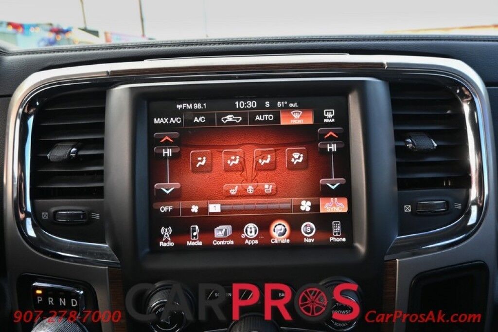 2014 Ram 1500 Laramie - 4X4 - Crew Cab - 5.7 V8 HEMI - Heated/Cooled Leather Seats - Heated Steering Wheel - Auto Start - 2nd Row Heated Seats - Sunroof - Navigation - Backup Camera - Fuel Wheels - Tow Package Anchorage AK