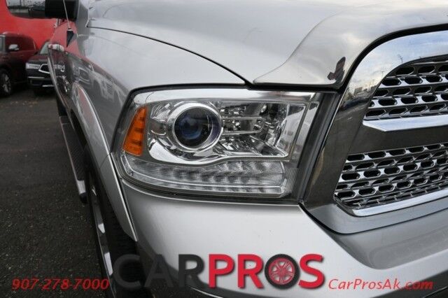 2014 Ram 1500 Laramie - 4x4 - Crew Cab - 5.7L HEMI V8 - Convenience Group - Heated & Cooled Leather Seats - Heated Steering Wheel - Remote Start - Alpine Premium Sound - Backup Camera - Bed Liner - Running Boards - Low Miles Anchorage AK