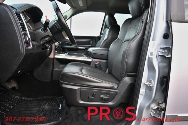2014 Ram 1500 Laramie - 4x4 - Crew Cab - 5.7L HEMI V8 - Convenience Group - Heated & Cooled Leather Seats - Heated Steering Wheel - Remote Start - Alpine Premium Sound - Backup Camera - Bed Liner - Running Boards - Low Miles Anchorage AK