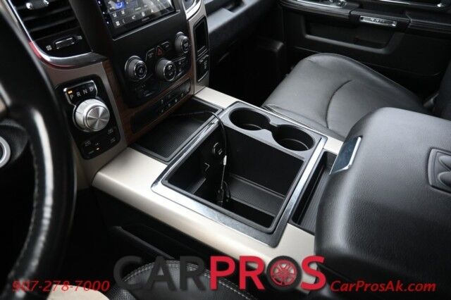 2014 Ram 1500 Laramie - 4x4 - Crew Cab - 5.7L HEMI V8 - Convenience and Protection Pkg - Heated & Cooled Leather Seats - Remote Start - Alpine Premium Sound - Backup Camera - Bed Rack - Bed Liner - Running Boards - Low Miles Anchorage AK