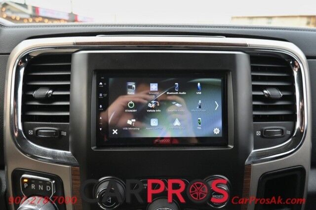 2014 Ram 1500 Laramie - 4x4 - Crew Cab - 5.7L HEMI V8 - Convenience and Protection Pkg - Heated & Cooled Leather Seats - Remote Start - Alpine Premium Sound - Backup Camera - Bed Rack - Bed Liner - Running Boards - Low Miles Anchorage AK