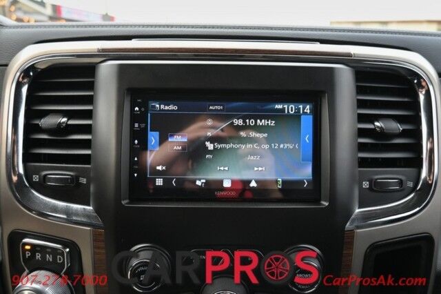 2014 Ram 1500 Laramie - 4x4 - Crew Cab - 5.7L HEMI V8 - Convenience and Protection Pkg - Heated & Cooled Leather Seats - Remote Start - Alpine Premium Sound - Backup Camera - Bed Rack - Bed Liner - Running Boards - Low Miles Anchorage AK