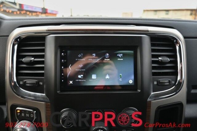 2014 Ram 1500 Laramie - 4x4 - Crew Cab - 5.7L HEMI V8 - Convenience and Protection Pkg - Heated & Cooled Leather Seats - Remote Start - Alpine Premium Sound - Backup Camera - Bed Rack - Bed Liner - Running Boards - Low Miles Anchorage AK