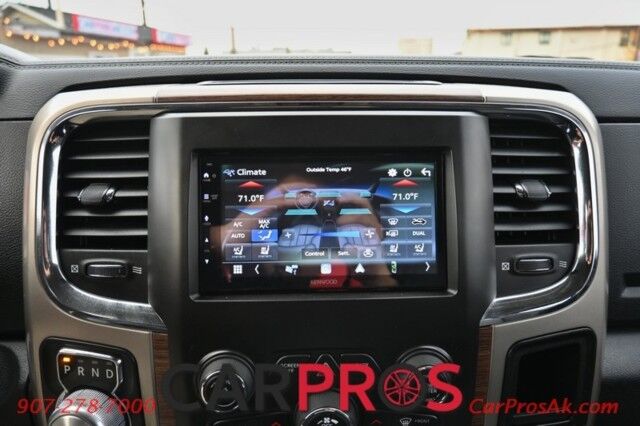2014 Ram 1500 Laramie - 4x4 - Crew Cab - 5.7L HEMI V8 - Convenience and Protection Pkg - Heated & Cooled Leather Seats - Remote Start - Alpine Premium Sound - Backup Camera - Bed Rack - Bed Liner - Running Boards - Low Miles Anchorage AK