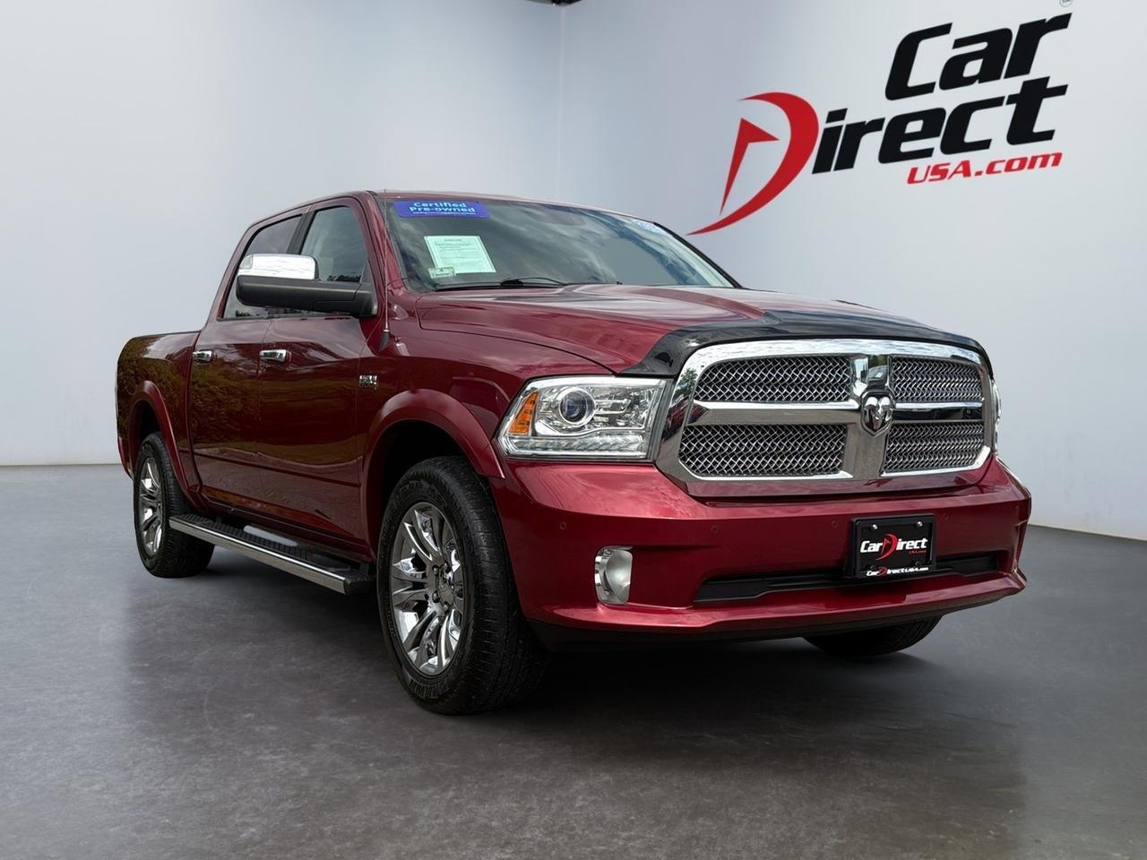 2014 Ram 1500 Longhorn Limited, 4X4, RUNNING BOARDS, FENDER FLARES, POWER REAR SLIDING WINDOW, BACKUP CAMERA, PARKING SENSORS, NAVIGATION, BED LINER, HEATED & VENTILATED SEATS, LOW MILEAGE, TAKE THIS TRUCK HOME TODAY! Virginia Beach VA