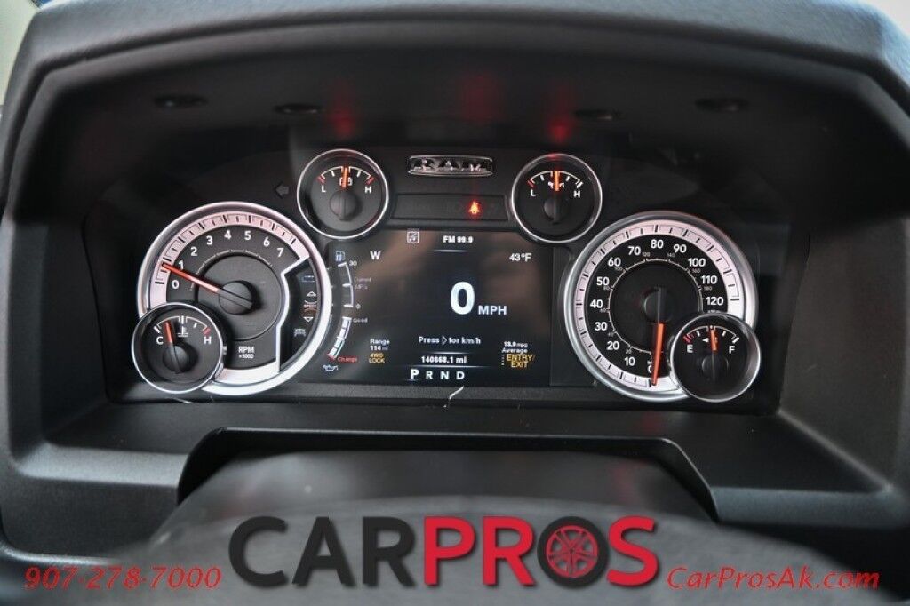 2014 Ram 1500 Outdoorsman - 4X4 - Crew Cab - Auto Start - Power & Heated Cloth Seats - Heated Steering Wheel - Alpine Speakers - Sunroof - Navigation - Ram Box - Tow Package Anchorage AK