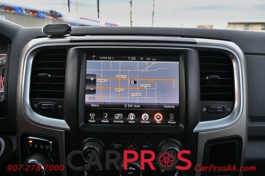 2014 Ram 1500 Outdoorsman - 4X4 - Crew Cab - Auto Start - Power & Heated Cloth Seats - Heated Steering Wheel - Alpine Speakers - Sunroof - Navigation - Ram Box - Tow Package Anchorage AK