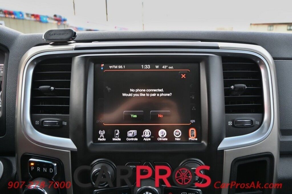 2014 Ram 1500 Outdoorsman - 4X4 - Crew Cab - Auto Start - Power & Heated Cloth Seats - Heated Steering Wheel - Alpine Speakers - Sunroof - Navigation - Ram Box - Tow Package Anchorage AK