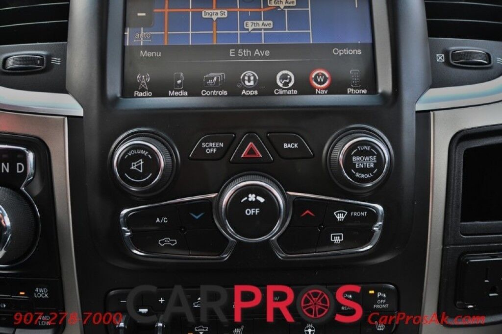 2014 Ram 1500 Outdoorsman - 4X4 - Crew Cab - Auto Start - Power & Heated Cloth Seats - Heated Steering Wheel - Alpine Speakers - Sunroof - Navigation - Ram Box - Tow Package Anchorage AK