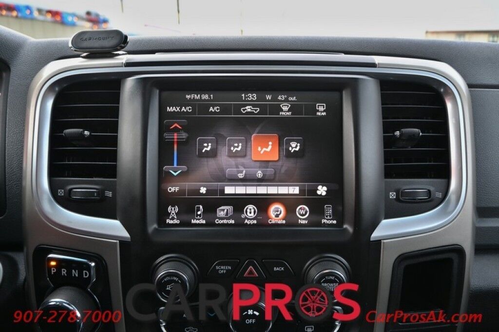 2014 Ram 1500 Outdoorsman - 4X4 - Crew Cab - Auto Start - Power & Heated Cloth Seats - Heated Steering Wheel - Alpine Speakers - Sunroof - Navigation - Ram Box - Tow Package Anchorage AK