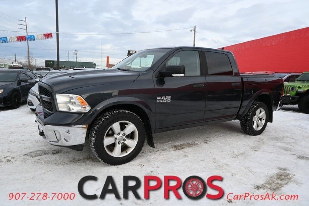 2014 Ram 1500 Outdoorsman - 4X4 - Crew Cab - Auto Start - Power & Heated Cloth Seats - Heated Steering Wheel - Alpine Speakers - Sunroof - Navigation - Ram Box - Tow Package Anchorage AK